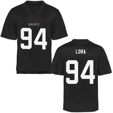 Black Game Men's Rodney Lora UCF Knights Football College Jersey
