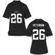 Black Game Women's Christian Peterson UCF Knights Football College Jersey