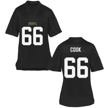 Black Game Women's Colin Cook UCF Knights Football College Jersey