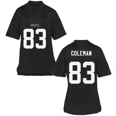 Black Game Women's Dallan Coleman UCF Knights Football College Jersey