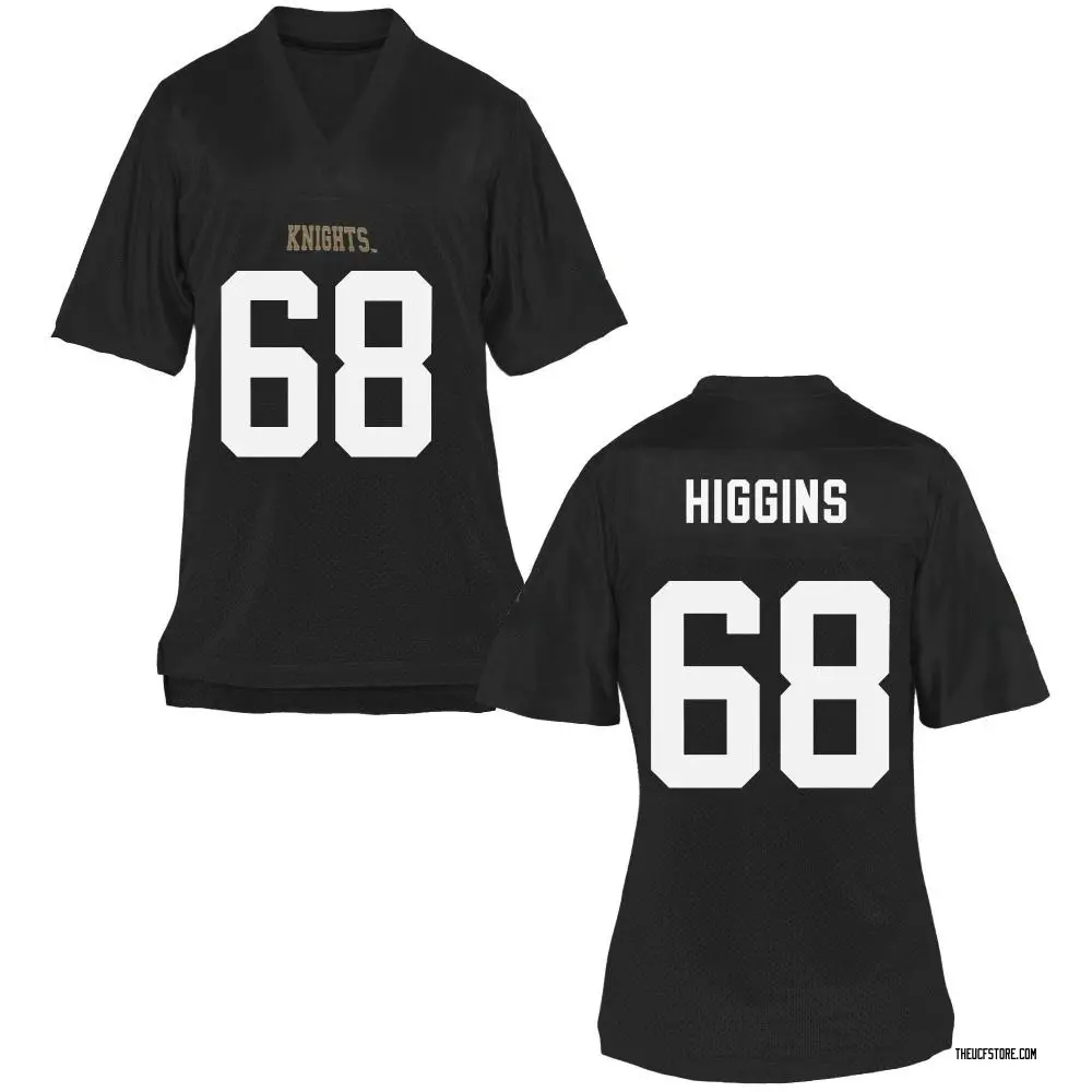 Black Game Women's Ethan Higgins UCF Knights Football College Jersey