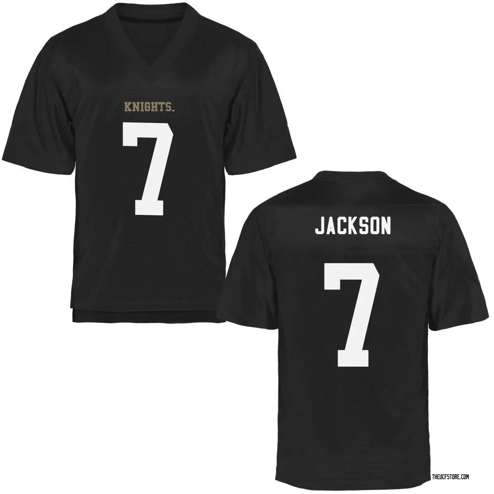 Black Replica Men's Antione Jackson UCF Knights Football College Jersey