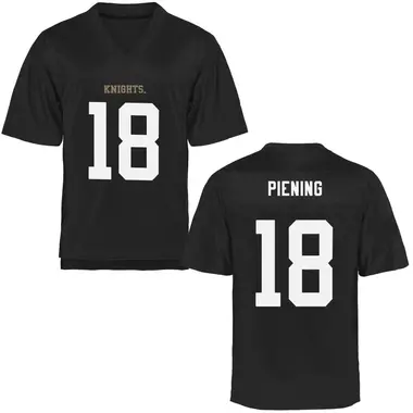 Black Replica Men's Caden Piening UCF Knights Football College Jersey