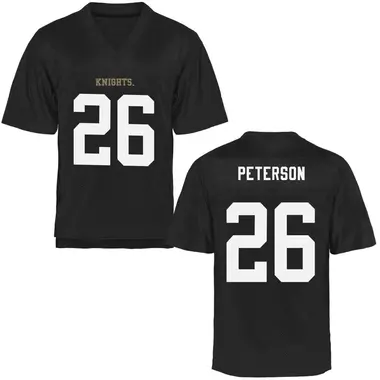Black Replica Men's Christian Peterson UCF Knights Football College Jersey
