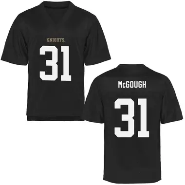 Black Replica Men's Noah McGough UCF Knights Football College Jersey