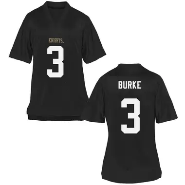 Black Replica Women's Marcus Burke UCF Knights Football College Jersey