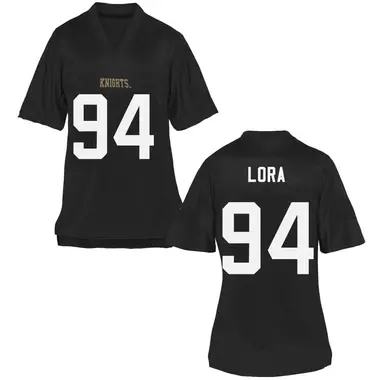 Black Replica Women's Rodney Lora UCF Knights Football College Jersey
