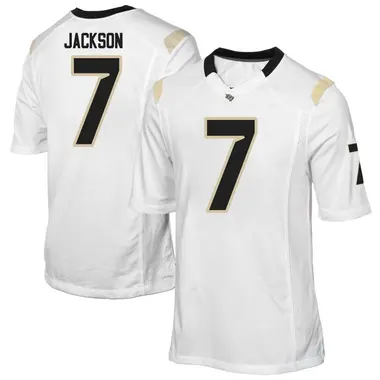 White Game Men's Antione Jackson UCF Knights Football College Jersey