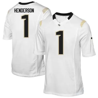 White Game Men's Ja'Cari Henderson UCF Knights Football College Jersey