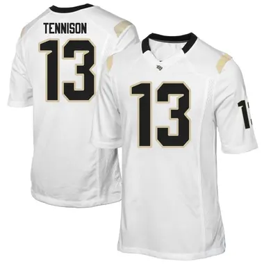 White Game Men's Ladarius Tennison UCF Knights Football College Jersey