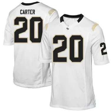 White Game Men's Lewis Carter UCF Knights Football College Jersey