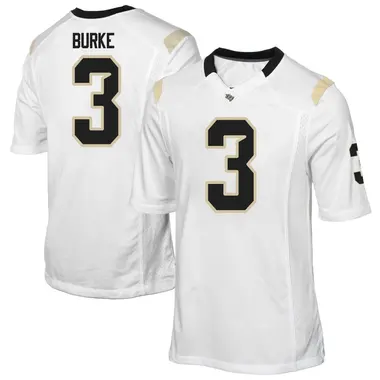 White Game Men's Marcus Burke UCF Knights Football College Jersey