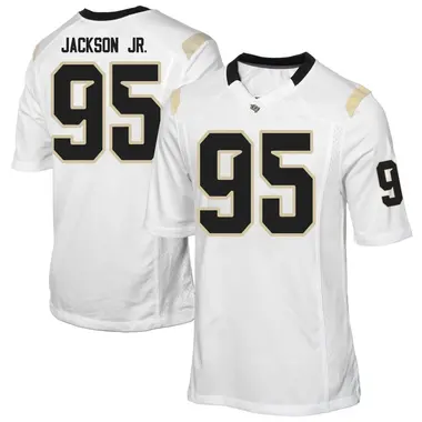 White Game Men's RJ Jackson Jr. UCF Knights Football College Jersey