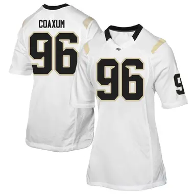 White Game Women's Anthony Coaxum UCF Knights Football College Jersey