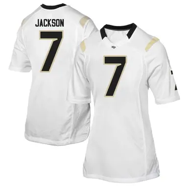 White Game Women's Antione Jackson UCF Knights Football College Jersey