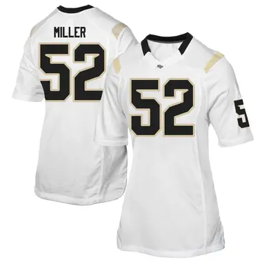 White Game Women's Carter Miller UCF Knights Football College Jersey