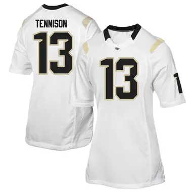 White Game Women's Ladarius Tennison UCF Knights Football College Jersey