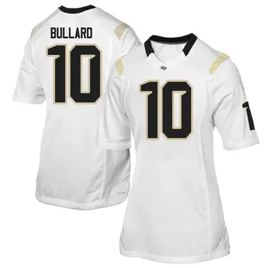 White Game Women's Quadric Bullard UCF Knights Football College Jersey