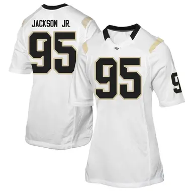 White Game Women's RJ Jackson Jr. UCF Knights Football College Jersey