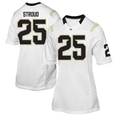White Game Women's Rukeem Stroud UCF Knights Football College Jersey