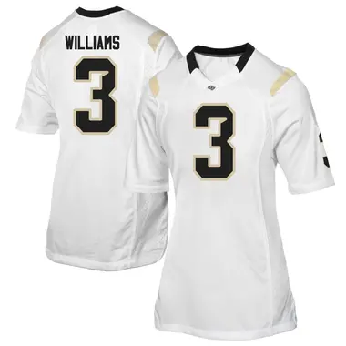 White Game Women's Tony Williams UCF Knights Football College Jersey