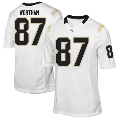 White Game Youth Dwartney Wortham UCF Knights Football College Jersey