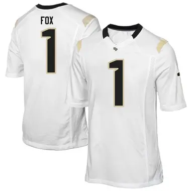 White Game Youth Kylan Fox UCF Knights Football College Jersey