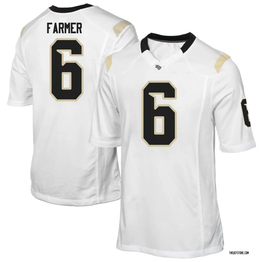 White Game Youth Ric'Darious Farmer UCF Knights Football College Jersey
