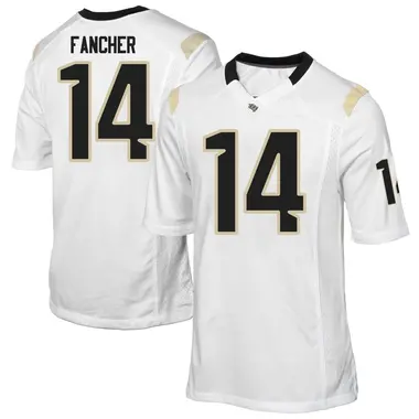 White Replica Men's Cam Fancher UCF Knights Football College Jersey