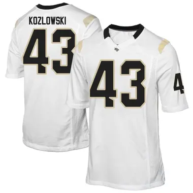 White Replica Men's Cole Kozlowski UCF Knights Football College Jersey