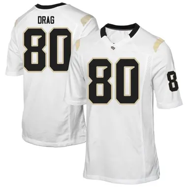White Replica Men's Max Drag UCF Knights Football College Jersey