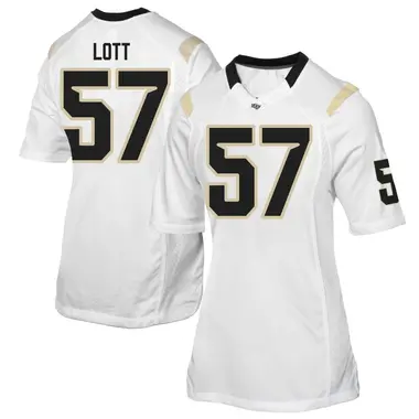 White Replica Women's Camp Lott UCF Knights Football College Jersey