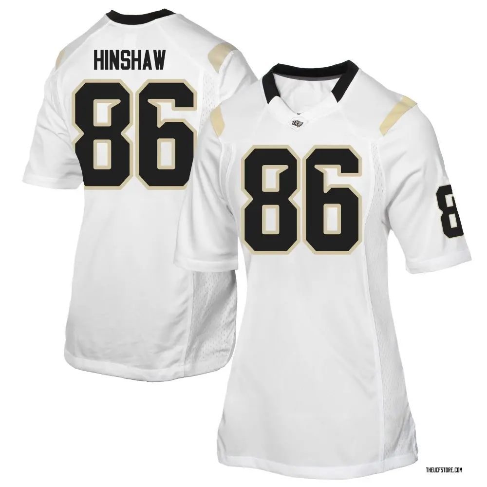 White Replica Women's Chase Hinshaw UCF Knights Football College Jersey