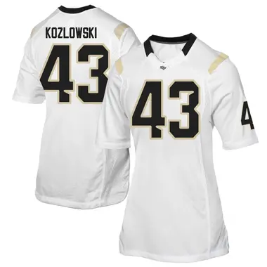 White Replica Women's Cole Kozlowski UCF Knights Football College Jersey