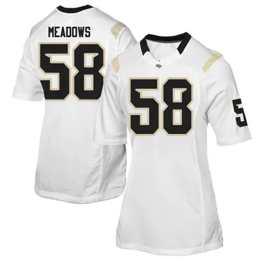 White Replica Women's Connor Meadows UCF Knights Football College Jersey