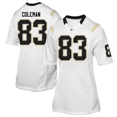 White Replica Women's Dallan Coleman UCF Knights Football College Jersey