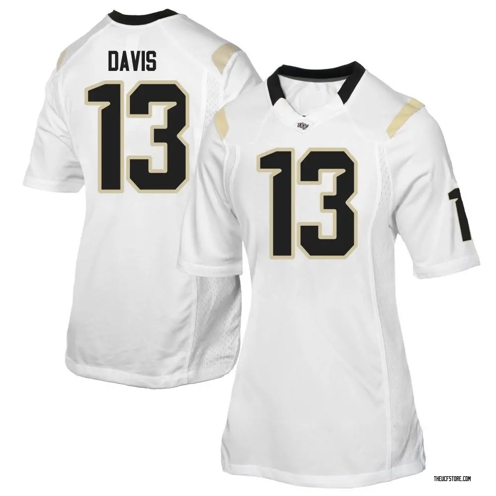 White Replica Women's Gabriel Davis UCF Knights Football College Jersey