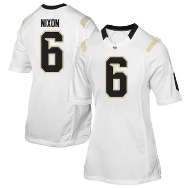 White Replica Women's Isaiah Nixon UCF Knights Football College Jersey