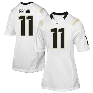 White Replica Women's Jacurri Brown UCF Knights Football College Jersey