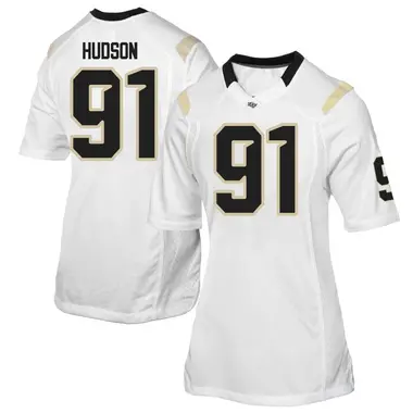 White Replica Women's Keshaun Hudson UCF Knights Football College Jersey