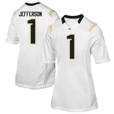 White Replica Women's KJ Jefferson UCF Knights Football College Jersey