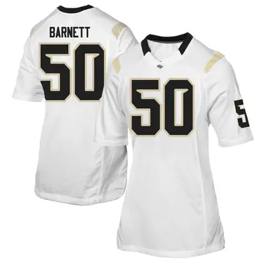White Replica Women's Patrick Barnett UCF Knights Football College Jersey