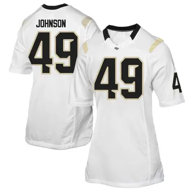 White Replica Women's Quinten Johnson UCF Knights Football College Jersey