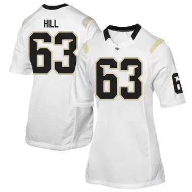 White Replica Women's Shaheem Hill UCF Knights Football College Jersey