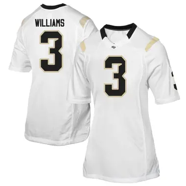 White Replica Women's Tony Williams UCF Knights Football College Jersey