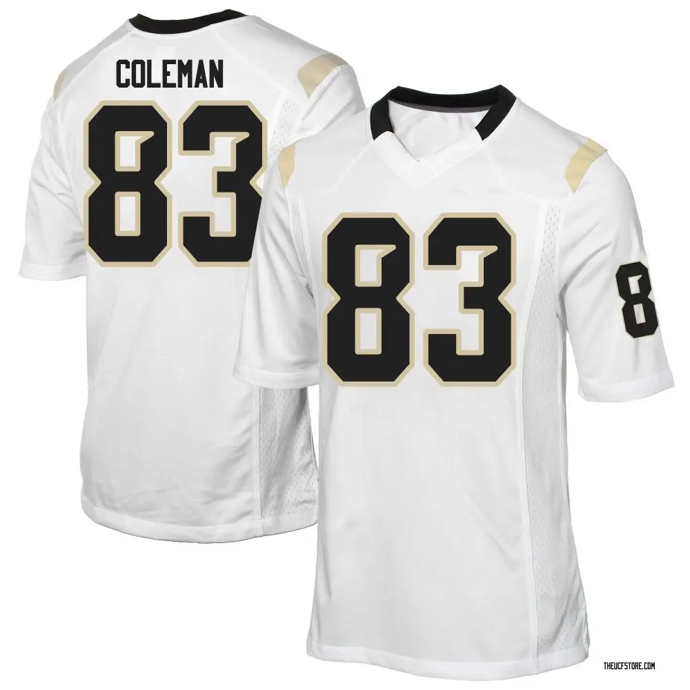 White Replica Youth Dallan Coleman UCF Knights Football College Jersey