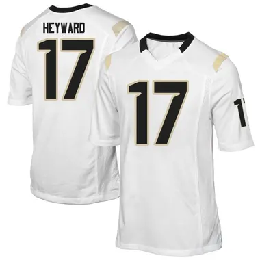 White Replica Youth Jaylen Heyward UCF Knights Football College Jersey